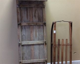 VTG. SLED & TOBOGGAN