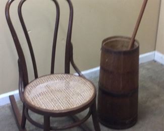 VINTAGE SMALL ROCKER & CHURN