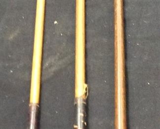 ANTIQUE WOOD SHAFT GOLF CLUBS