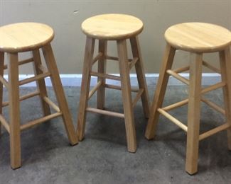 3 COUNTER STOOLS