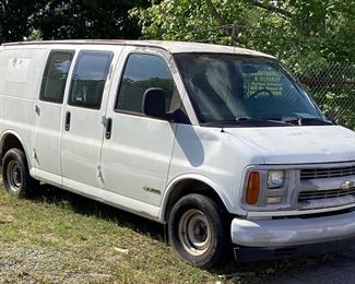 EXPRESS 1500 CARGO VAN, NEEDS WORK, TRANSMISSION SLIPPING, ENGINE IS NEWER WITH 29,000 MILES, NEEDS BATTERY