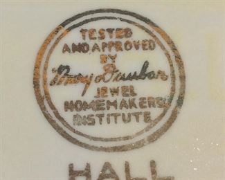 VTG. HALL CHINA JEWEL TEA, AUTUMN LEAF