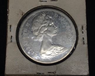 1965 CANADA SILVER DOLLAR