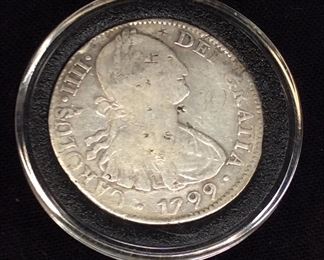 1799 MEXICO SPANISH COLONIAL SILVER