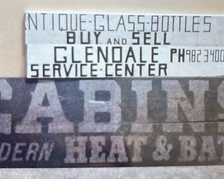 VTG. ADVERTISING SIGNS