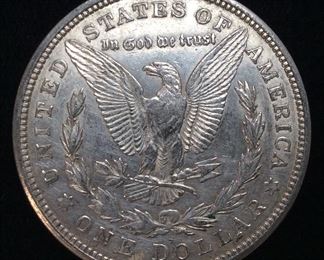 1921-D MORGAN SILVER DOLLAR