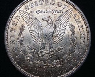 1921-D MORGAN SILVER DOLLAR