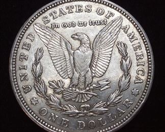 1921-D MORGAN SILVER DOLLAR