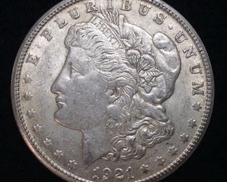 1921-S MORGAN SILVER DOLLAR