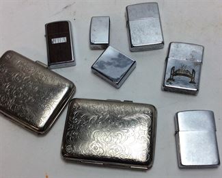 VINTAGE ZIPPO LIGHTERS & CIGARETTE