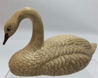 WOOD SWAN SCULPTURE