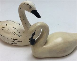 WOOD SWAN SCULPTURE