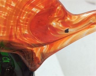 ART GLASS ROOSTER