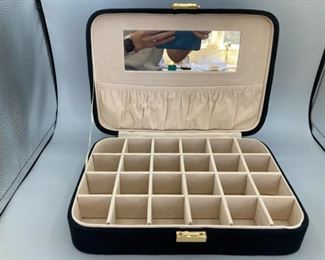 Black Suede Jewelry Box