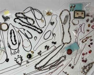 Black, Silver Red Jewelry Collection