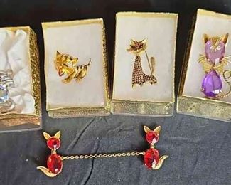 Cat Themed Costume Jewelry