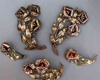 Collection Of Vintage Raleigh Brooches