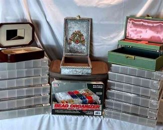 Jewelry Boxes And Bead Organizers