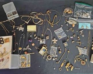 Mystery Lot Of Costume Jewelry