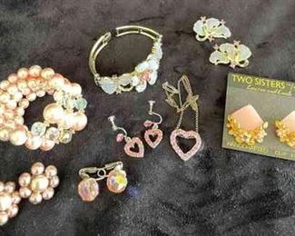 Pink And Silver Jewelry