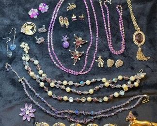 Purple And Gold Jewelry