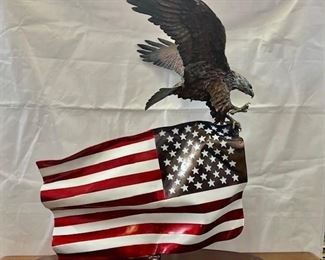 "Victorious Flight", Lorenzo Ghiglieri (1913-2020). Very large, 6 of 100.  43" tall x 36" in length.