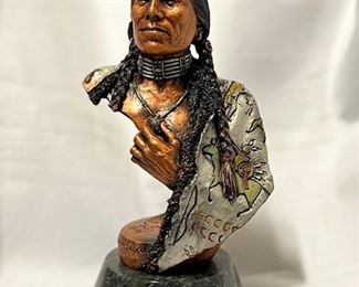 "Innocence Remembered", by C. A. Pardell (b. 1957), 262 of 2500, Legends Series. 9.25" x 3.5" x 3.5".