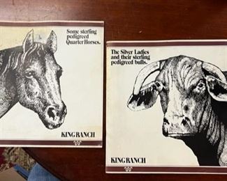 King Ranch Auction Catalogs from 1976