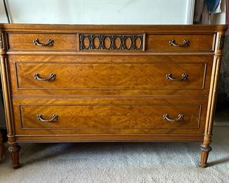 Vintage Louis XVI style 3 drawer dresser