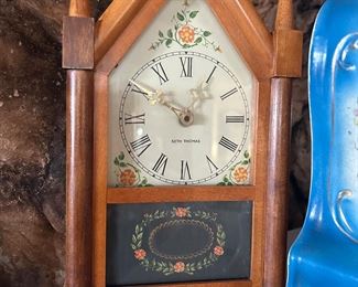 Vintage Seth Thomas wooden cathedral clock