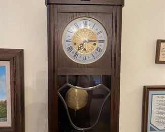 Western Germany Walnut Wall Clock