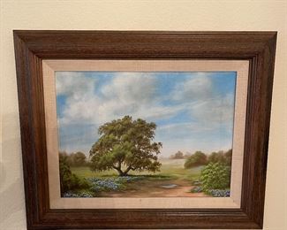 Bluebonnet Painting by Pat Renick