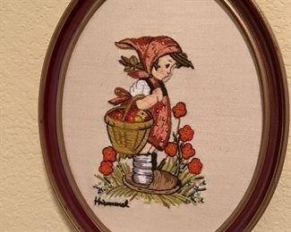 Needlepoint Hummel Art