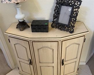 Entry Table, Lamp, Frame