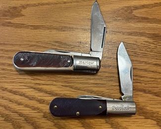 Vintage Barlow knives