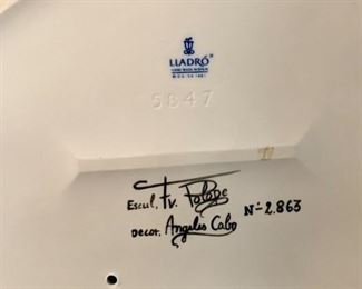 signed Lladro