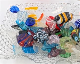 art glass candy 