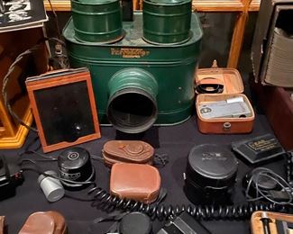 Mirrorscope photo/postcard lantern slide projector 