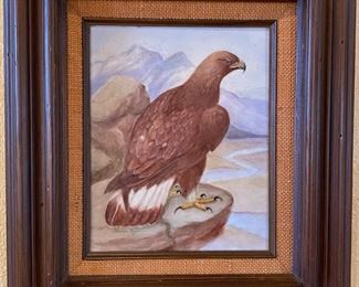 Fannie Pearce handpainted tile