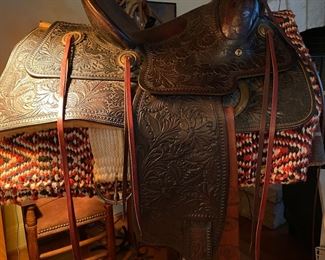 Edward H. Bohlin  saddle made in Hollywood, California