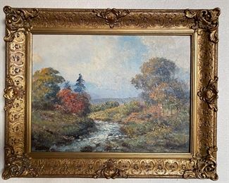 Thomas Derrick oil painting