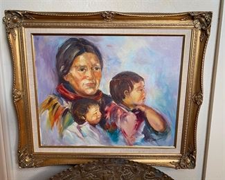 Fannie Pearce oil painting