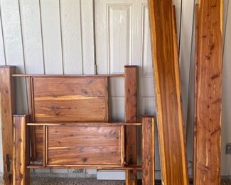 Great cedar twin bed