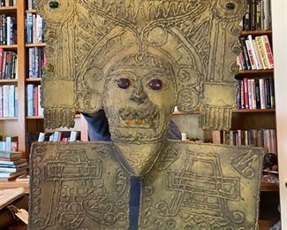 Mid century metal wall art