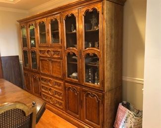 Breakfront Drop Front Secretary - Lots of Storage!!! Breaks Down Into 6 Pieces For Easy Transport