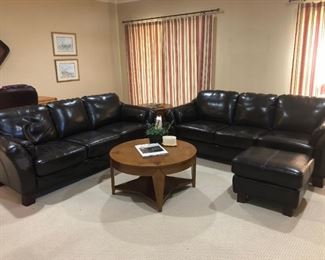 Sofas, Ottoman, Round Coffee Table