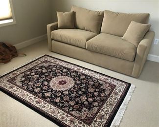 Sofa Bed, Oriental Carpet