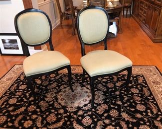 Pair of Side Chairs, Carpet