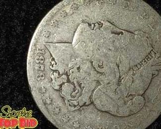 1 1878 cc silver Morgan dollar