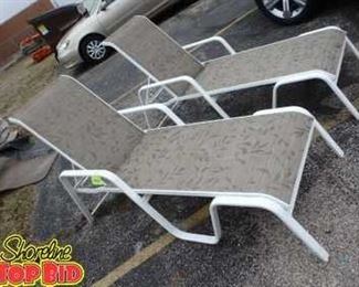 2 Aluminum Patio Loungers